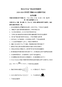 四川省广安市友实学校、邻水正大实验学校2023-2024学年高二下学期期中联考化学试题