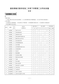 广东省惠州市惠阳区泰雅实验学校2023-2024学年高二下学期5月第二次考试化学试题