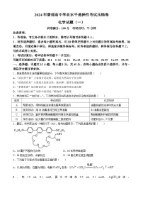 甘肃省张掖市某校2023-2024学年高三下学期模拟考试化学试题