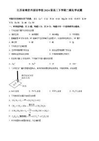 江苏省南京外国语学校2024届高三下学期二模化学试题（原卷版+解析版）