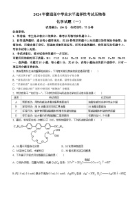 甘肃省张掖市某校2023-2024学年高三下学期模拟考试化学试题