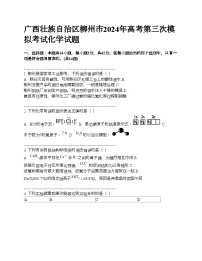 广西壮族自治区柳州市2024年高考第三次模拟考试化学试题