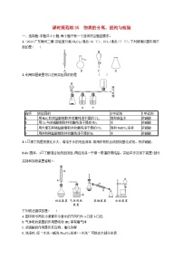 适用于新高考新教材广西专版2025届高考化学一轮总复习课时规范练35物质的分离提纯与检验