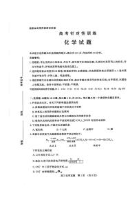2024届山东省济南市高考针对性训练下学期三模 化学试题