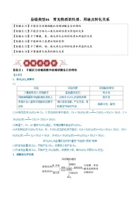 新高考化学三轮冲刺易错类型06 常见物质的性质、用途及转化关系（6大易错点）（含解析）