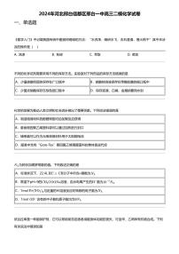 2024年河北邢台信都区邢台一中高三二模化学试卷