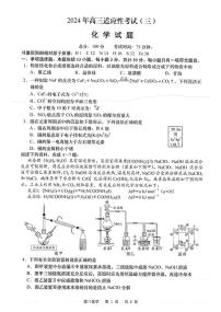 2024届江苏南通高三下学期三模化学试题+答案