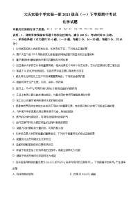 黑龙江省大庆市实验中学实验二部2023-2024学年高一下学期期中考试化学试卷（原卷版+解析版）