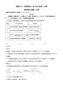 四川省成都市第七中学2024届高三下学期5月模拟考试化学试卷（Word版附解析）