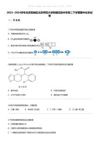 2023_2024学年北京西城区北京师范大学附属实验中学高二下学期期中化学试卷