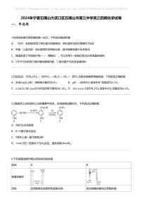 2024年宁夏石嘴山大武口区石嘴山市第三中学高三四模化学试卷