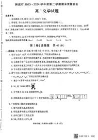 陕西省韩城市2023-2024学年高二下学期期末考试化学试题