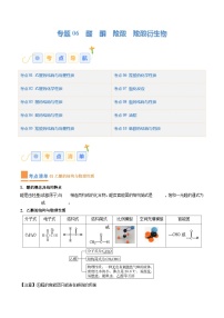 专题06 醛 酮 羧酸 羧酸衍生物（考点清单）（讲+练）-2023-2024学年高二化学下学期期中考点大串讲（人教版2019）（原卷版）