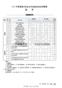 2024年普通高中学业水平选择性考试化学押题卷及参考答案