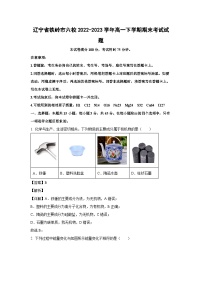 化学：辽宁省铁岭市六校2022-2023学年高一下学期期末考试试题（解析版）