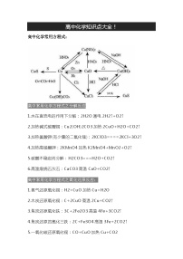 高中化学知识点大全