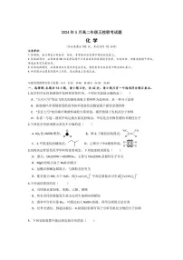 [化学]广西玉林市2023～2024化学年高二下学期5月五校联考化学试题
