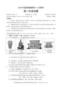 湖北省宜荆荆随恩2024年高一下学期6月联考化学试卷（含答案）