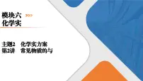 模块6　主题2　第2讲　常见物质的检验与鉴别 课件 2025高考化学一轮复习
