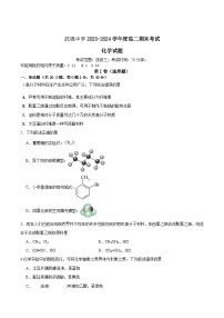 河北武强中学2023-2024学年高二下学期期末考试化学试卷