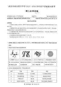 湖北省武汉市部分重点中学2023-2024学年高二下学期期末联考化学试卷