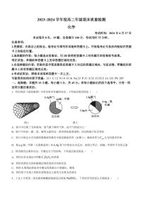 湖北武汉市武昌区2024年高二下学期期末质量检测化学试卷+答案