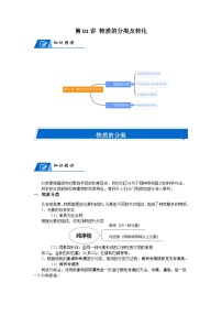 人教版 (2019)必修 第一册第一节 物质的分类及转化学案设计