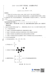 河南省周口市2023-2024学年高一下学期期末考试化学试题（PDF版，含解析）