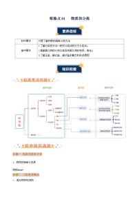 衔接点01  物质的分类（原卷版+解析版）2024年初升高化学无忧衔接（通用版）