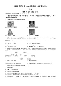 湖南省名校联考联合体2023-2024学年高一下学期期末考试化学试题（含解析）