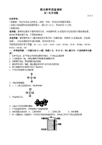 江苏省常州市溧阳市2023-2024学年高一下学期期末教学质量调研 化学试题(无答案)