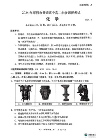 广东省深圳市2023-2024学年高二下学期7月期末考试化学试题
