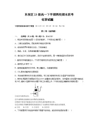 化学-四川省眉山市东坡区两校2023-2024学年高一下学期6月期末试卷【含答案】