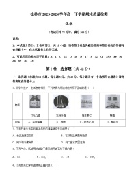 广西桂林市2023-2024学年高一下学期期末质量检测化学试题（含答案）