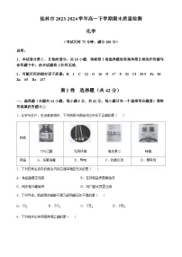 广西桂林市2023-2024学年高一下学期期末质量检测化学试题（含答案）