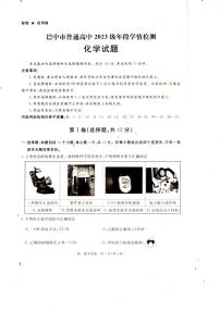 四川省巴中市普通高中2023-2024学年高一下学期年段学情检测（期末）化学试题