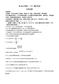 2024重庆市巴蜀中学高一下学期7月期末考试化学含答案