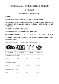贵州省黔东南州2023-2024学年高二下学期期末教学质量检测化学试题（含答案）