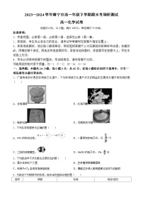 广西南宁市2023-2024学年高一下学期期末考调研测试化学试题