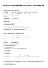 [化学]2023_2024学年5月上海虹口区上海外国语大学附属外国语学校高二下学期月考化学试卷(东校)