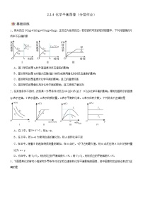 高中化学人教版 (2019)选择性必修1第二节 化学平衡优秀综合训练题