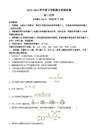 河南省新未来2023-2024学年高二下学期7月期末联考化学试题（Word版附解析）