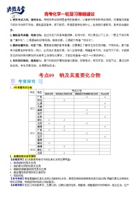 考点09 钠及其重要化合物（核心考点精讲精练）-备战2024年高考化学一轮复习考点帮（新高考专用）