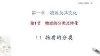 高中化学人教版 (2019)必修 第一册第一节 物质的分类及转化教案配套课件ppt