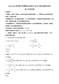 湖北省武汉市重点中学5G联合体2022-2023学年高二下学期期末考试化学试题 Word版含解析