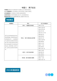 离子反应--2025年新高考化学真题题源解密专题