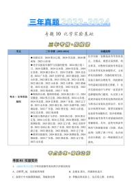 专题10 化学实验基础-三年（2022-2024）高考化学真题分类汇编（全国通用）（含解析）