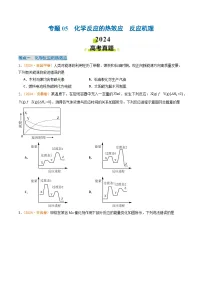 2024年高考真题和模拟题化学分类汇编（全国通用）专题05 化学反应的热效应 反应机理（原卷版）