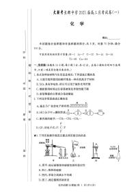 湖南省长郡中学2025届高三上学期月考化学试题（一）