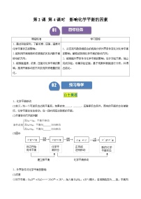 人教版 (2019)选择性必修1第二节 化学平衡优秀学案